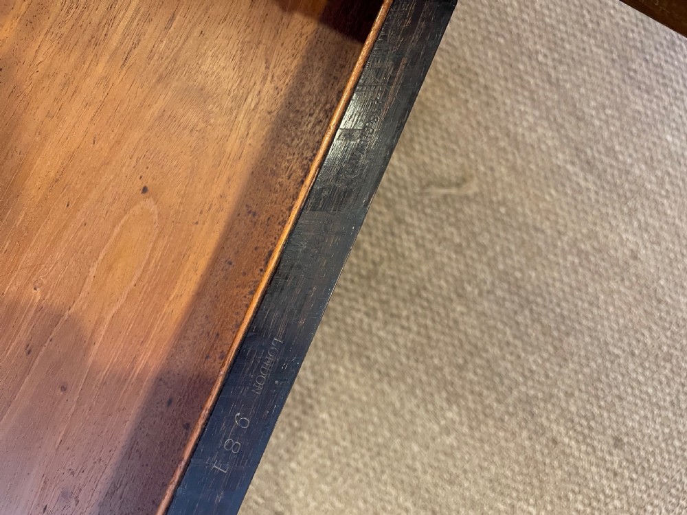 William IV rosewood card table  View XI
