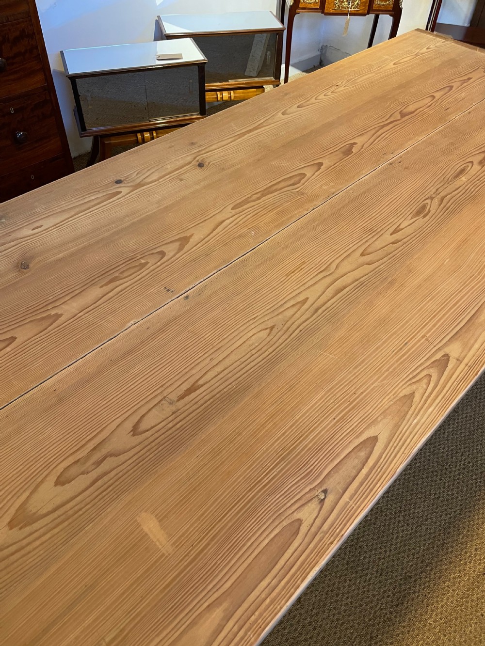 Large wide farmhouse table  View VII