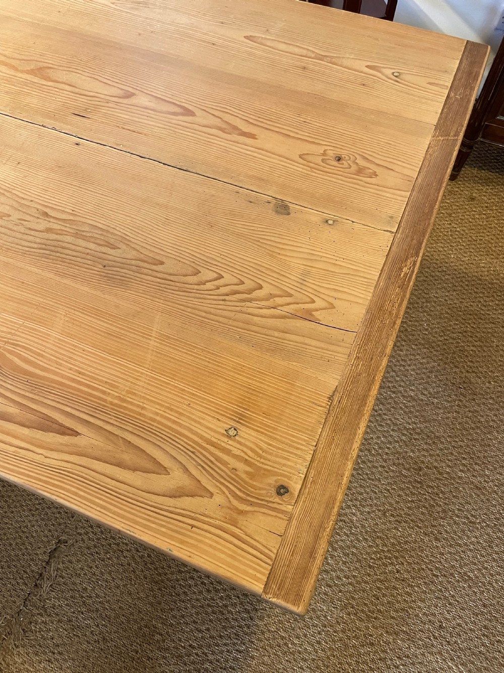 Large wide farmhouse table  View XI