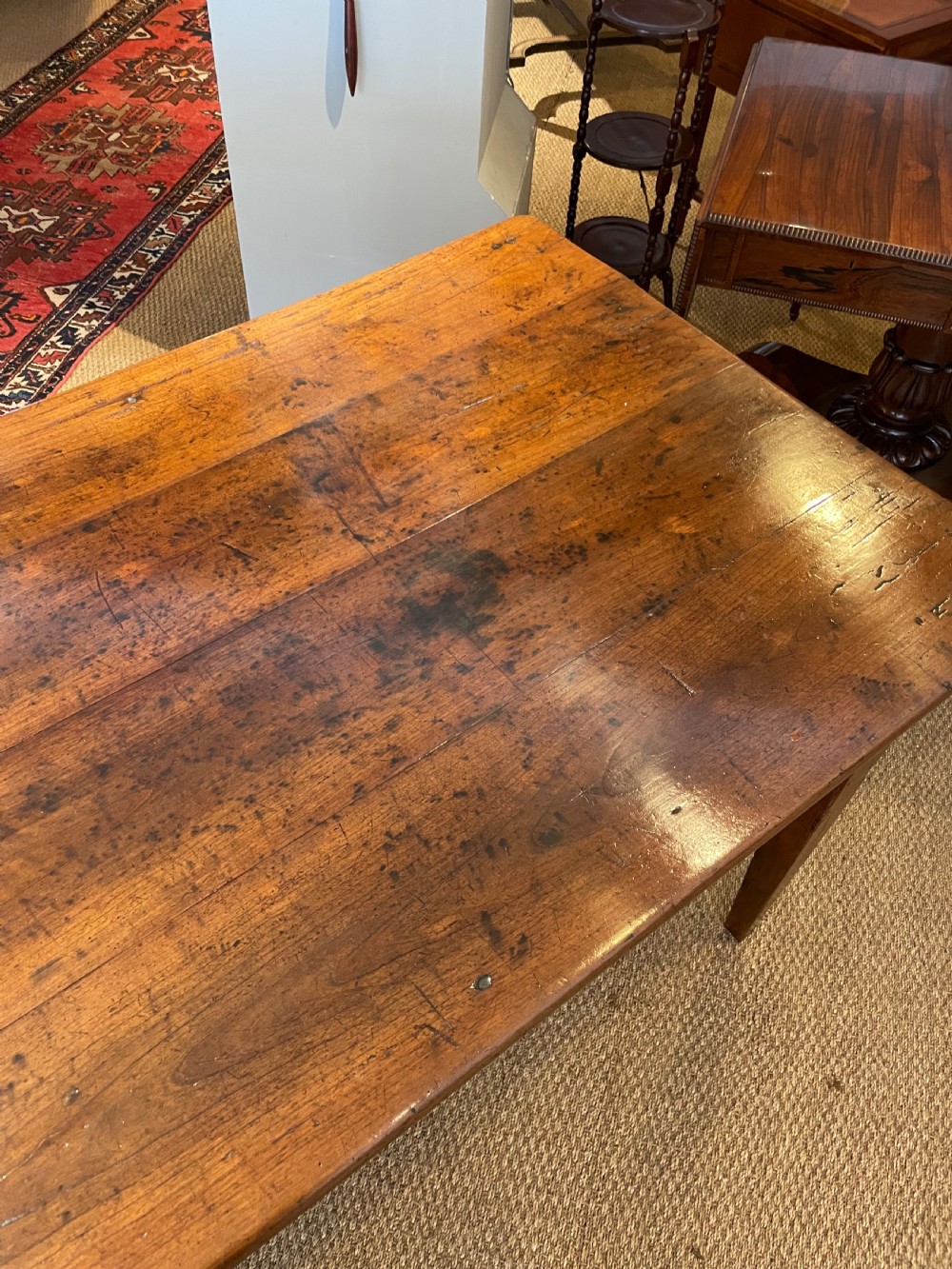 Cherrywood farmhouse table  View V