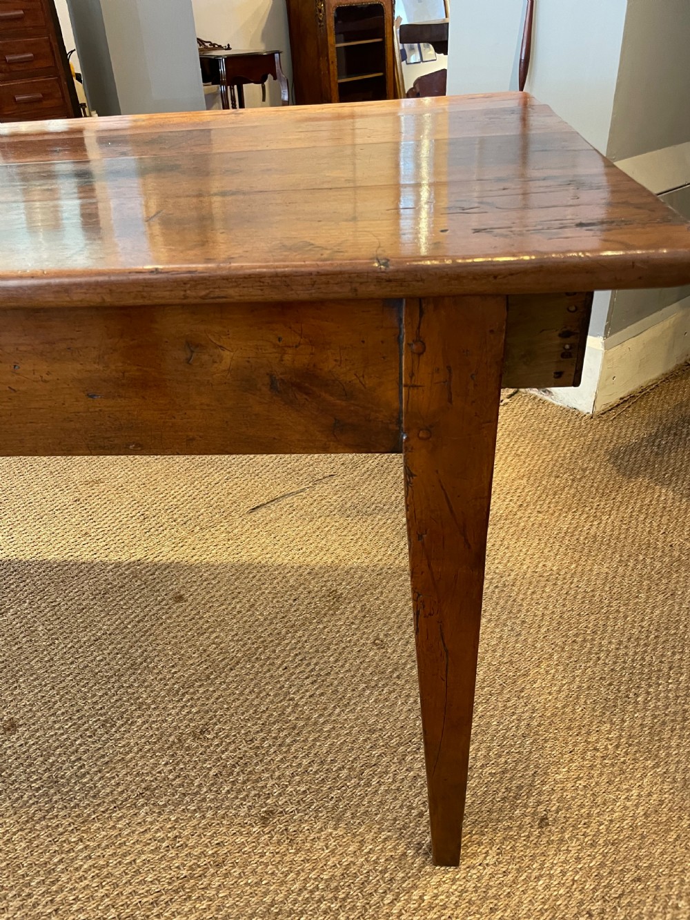 Cherrywood farmhouse table  View IX