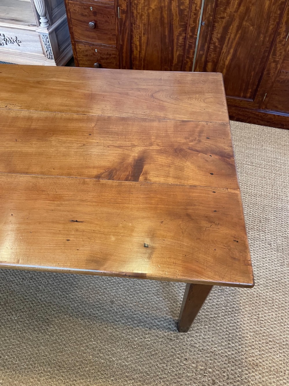 Cherry wood farm house table  View VI