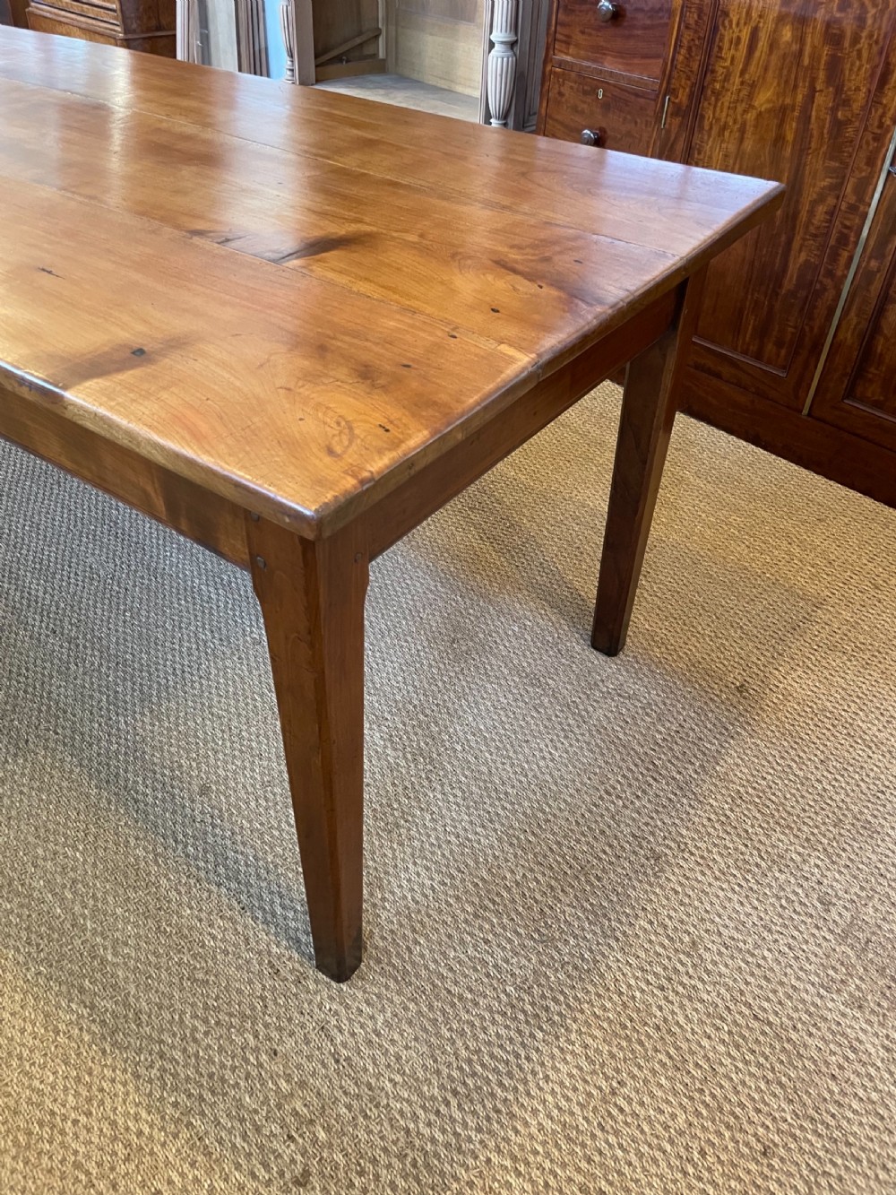 Cherry wood farm house table  View VII