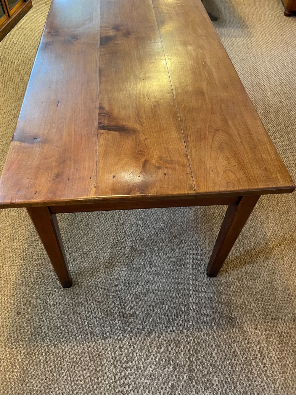 Cherry wood farm house table  View VIII