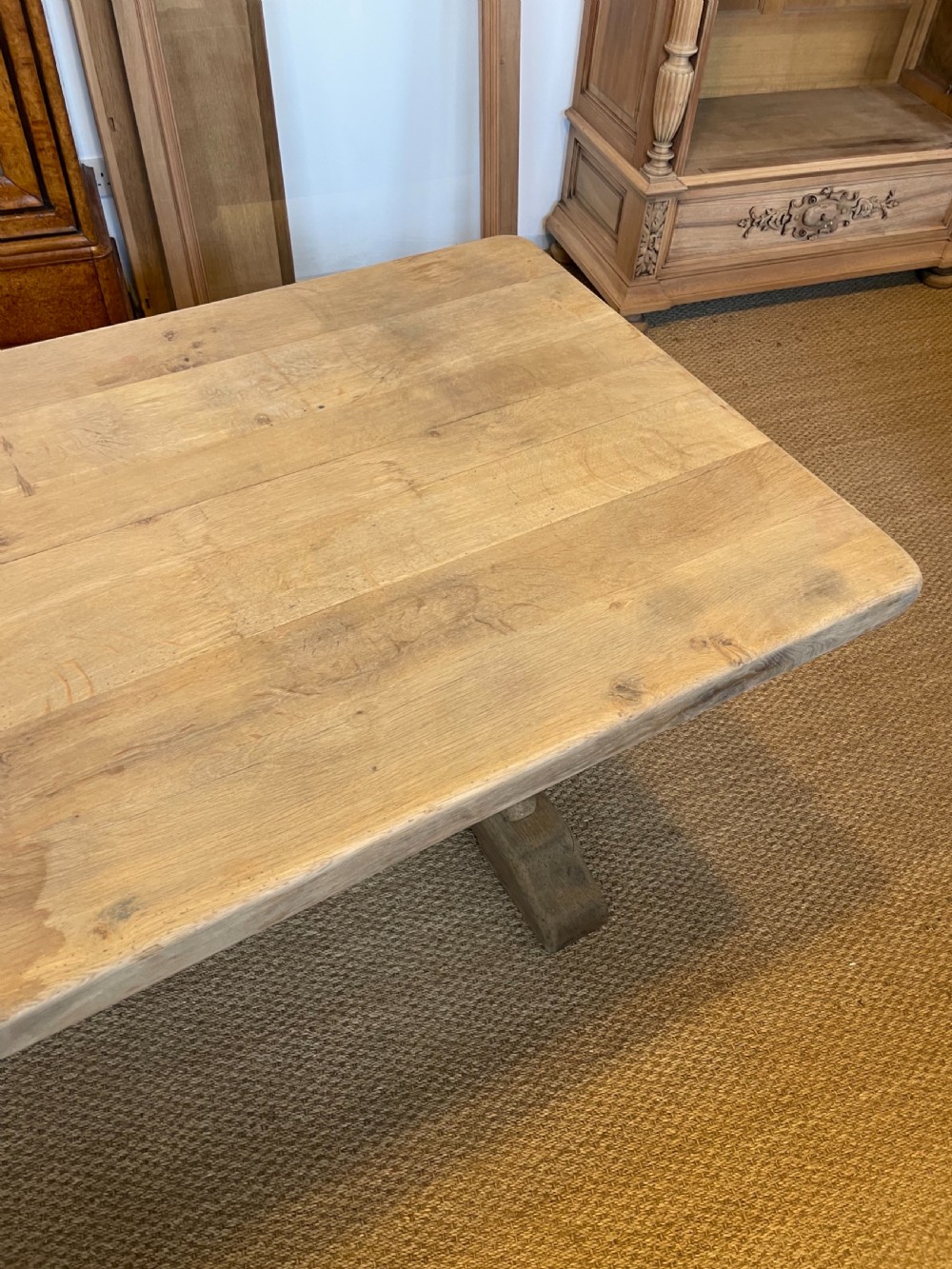 Oak refectory table  View VIII