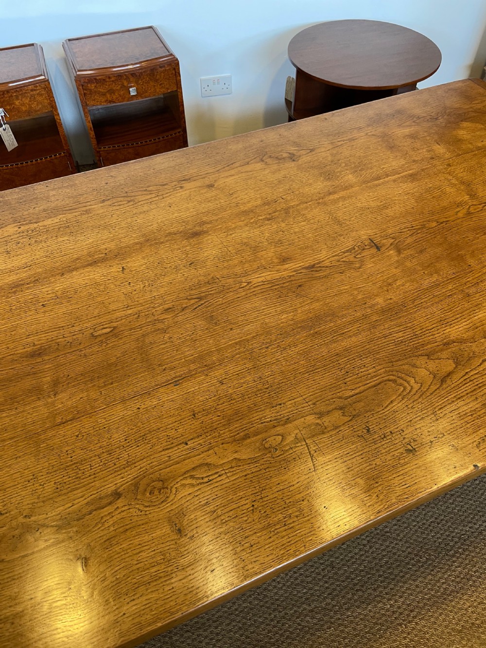Oak farmhouse table  View VI