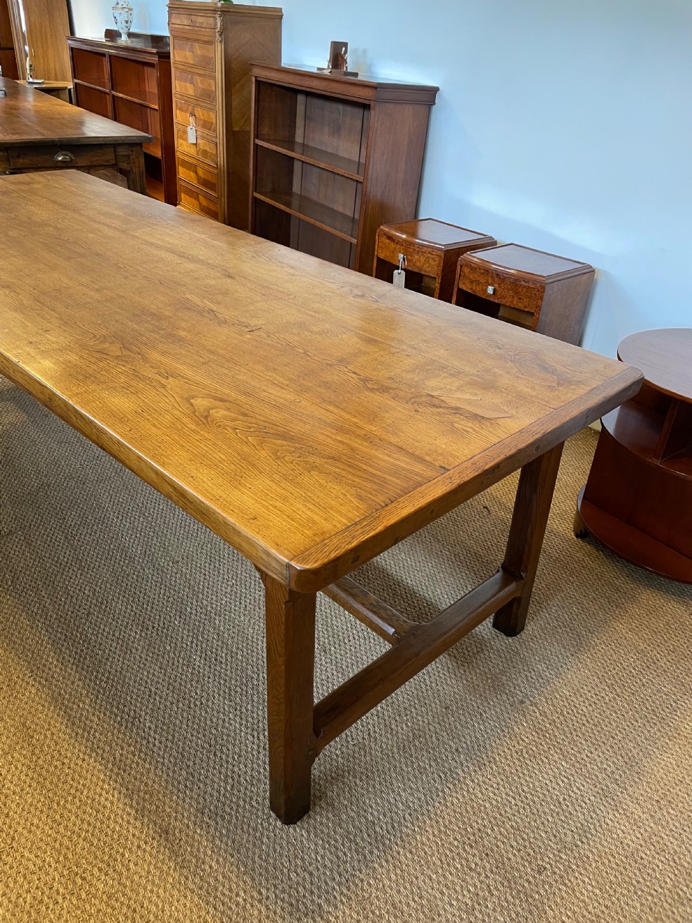Oak farmhouse table  View IX