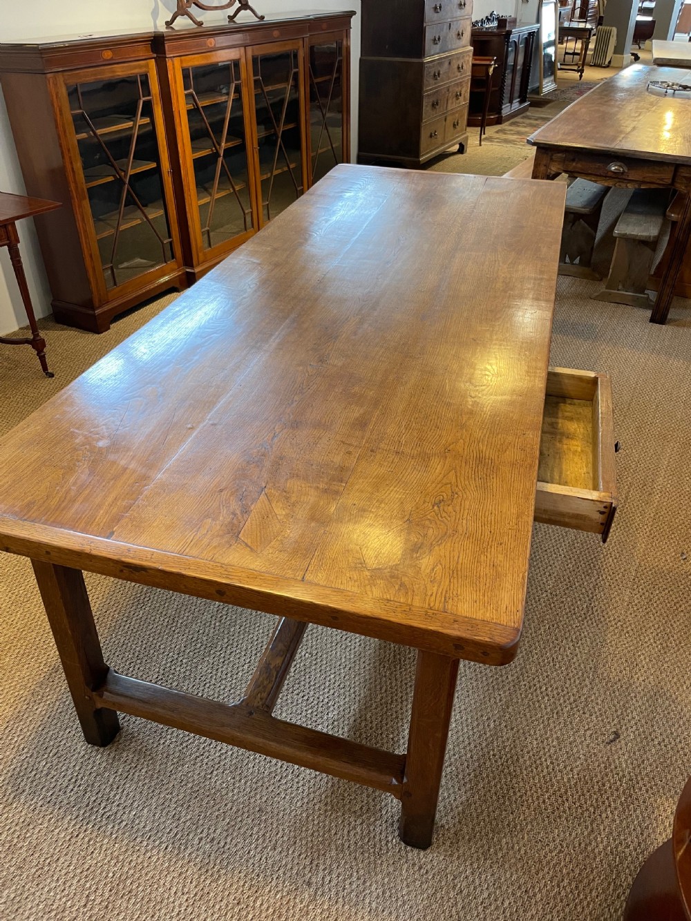Oak farmhouse table  View XI