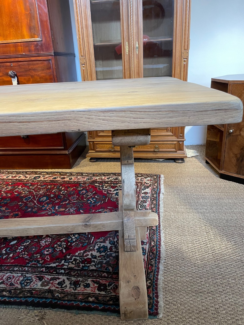 Oak refectory table  View IX