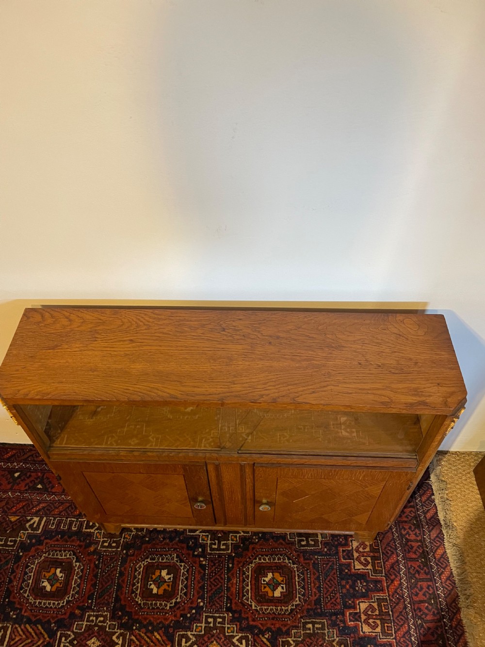 Small Art Deco oak bookcase  View VII