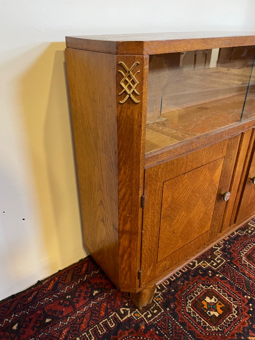 Small Art Deco oak bookcase  View VIII