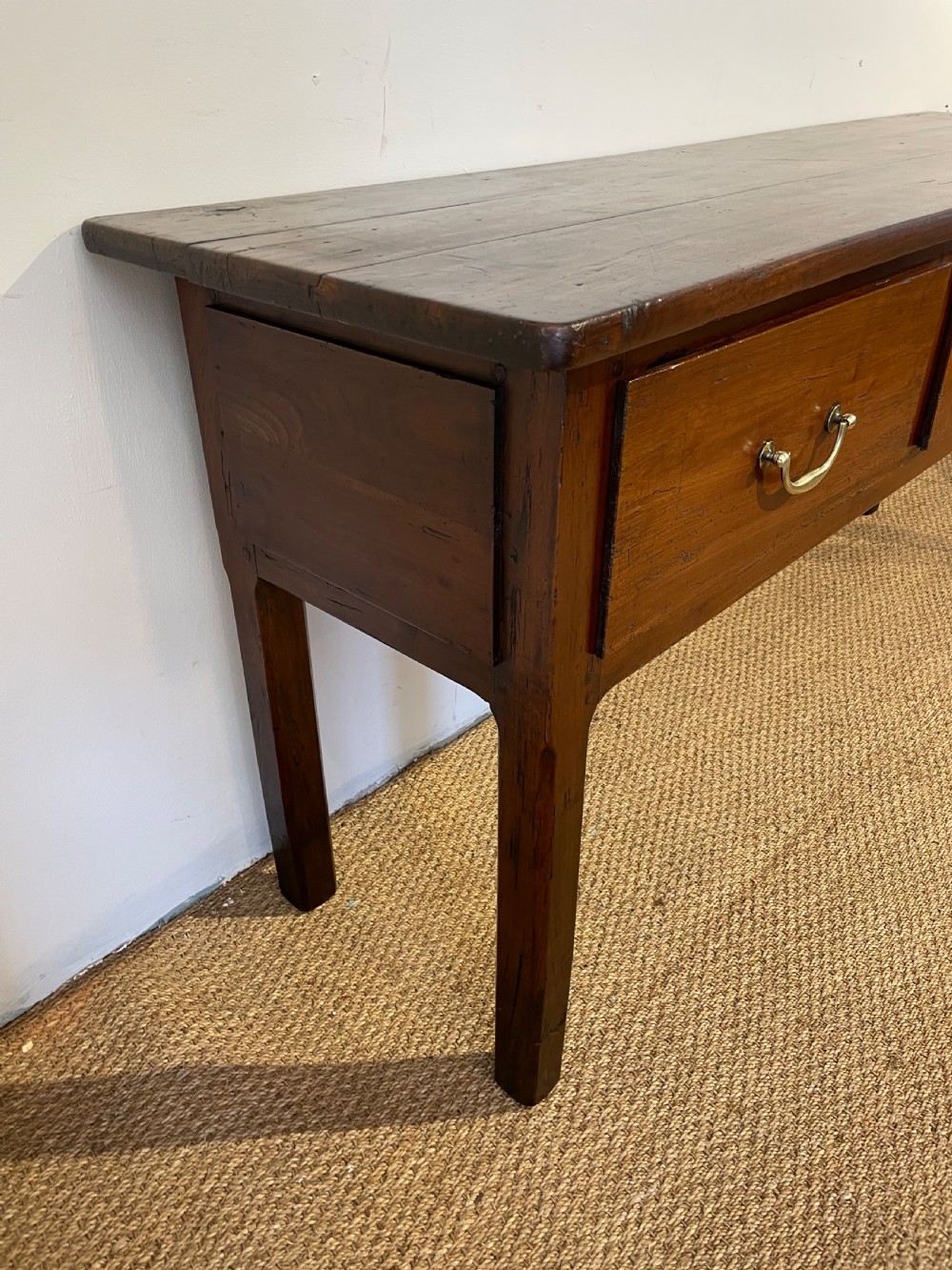 Cherry wood dresser base / server  View V