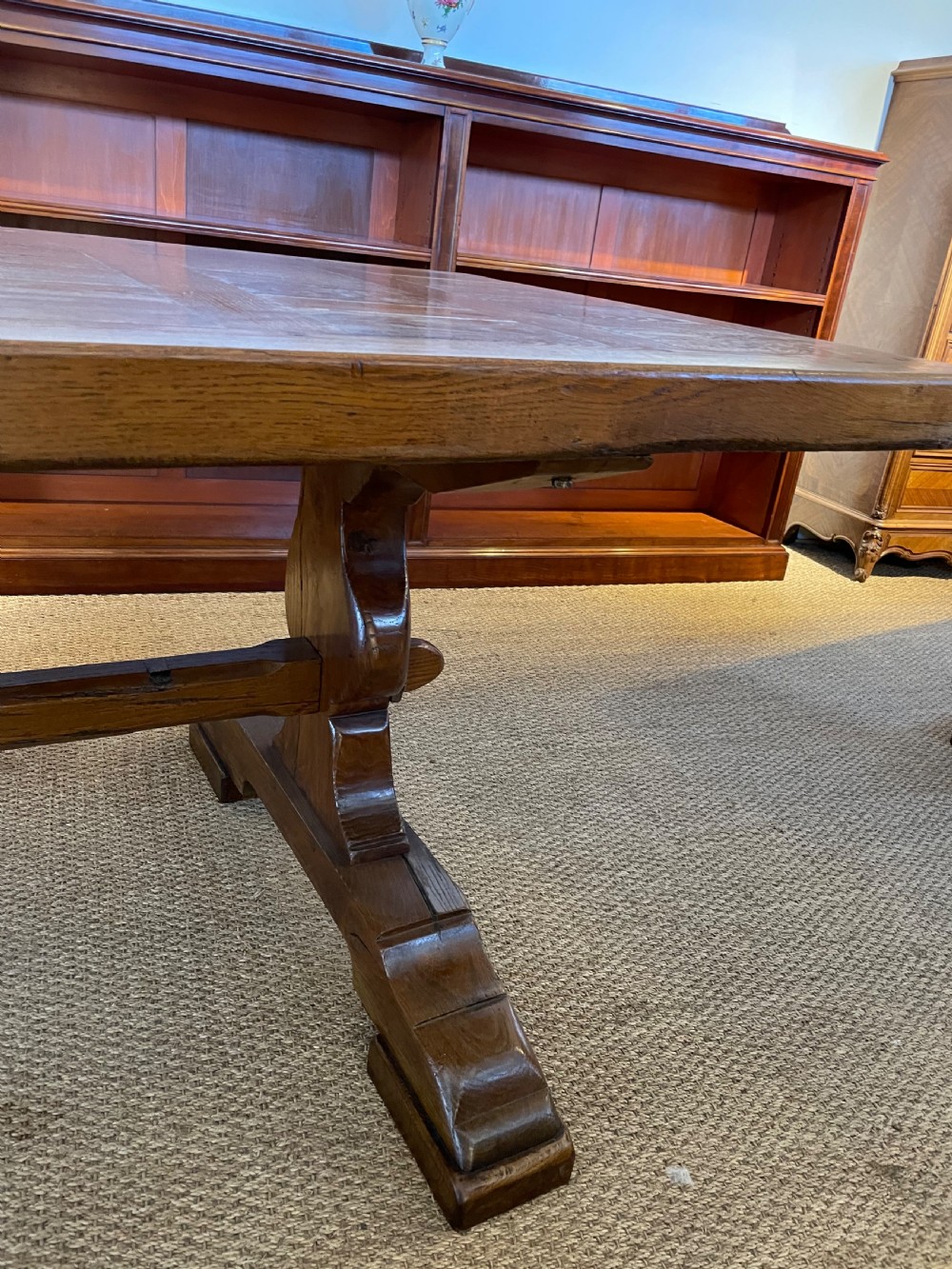 Oak refectory table  View IV
