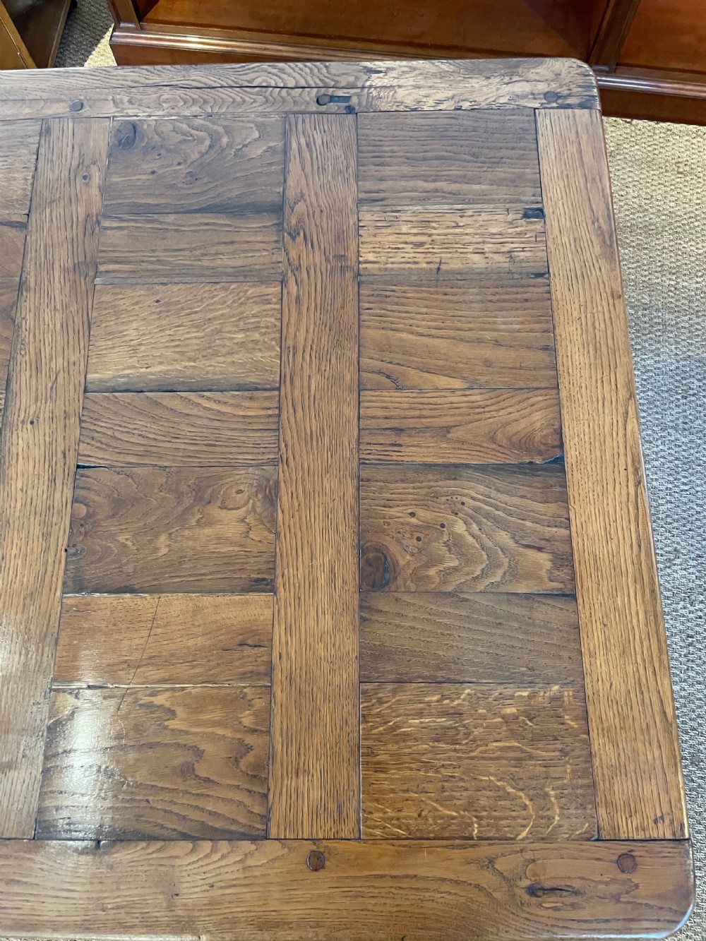 Oak refectory table  View VIII