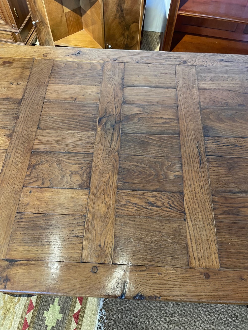 Oak refectory table  View IX