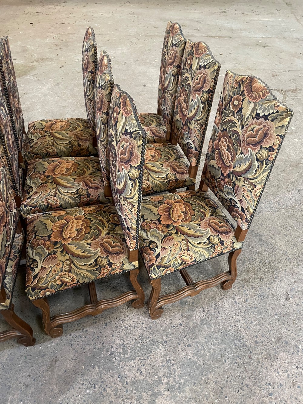 Set of 10 high backed chairs  View III