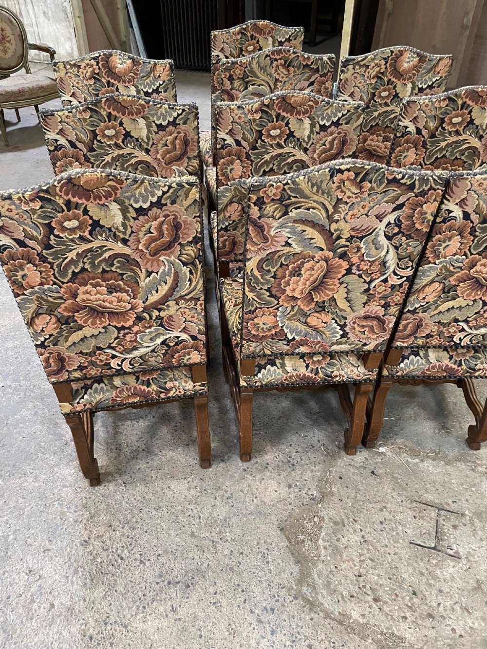 Set of 10 high backed chairs  View V