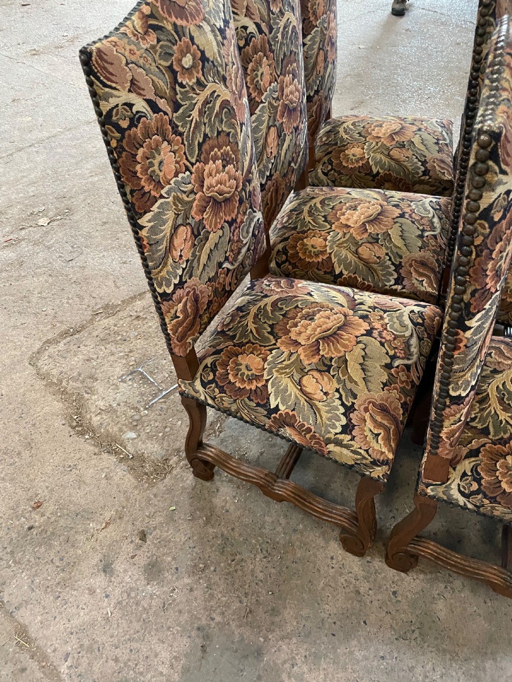 Set of 10 high backed chairs  View VI