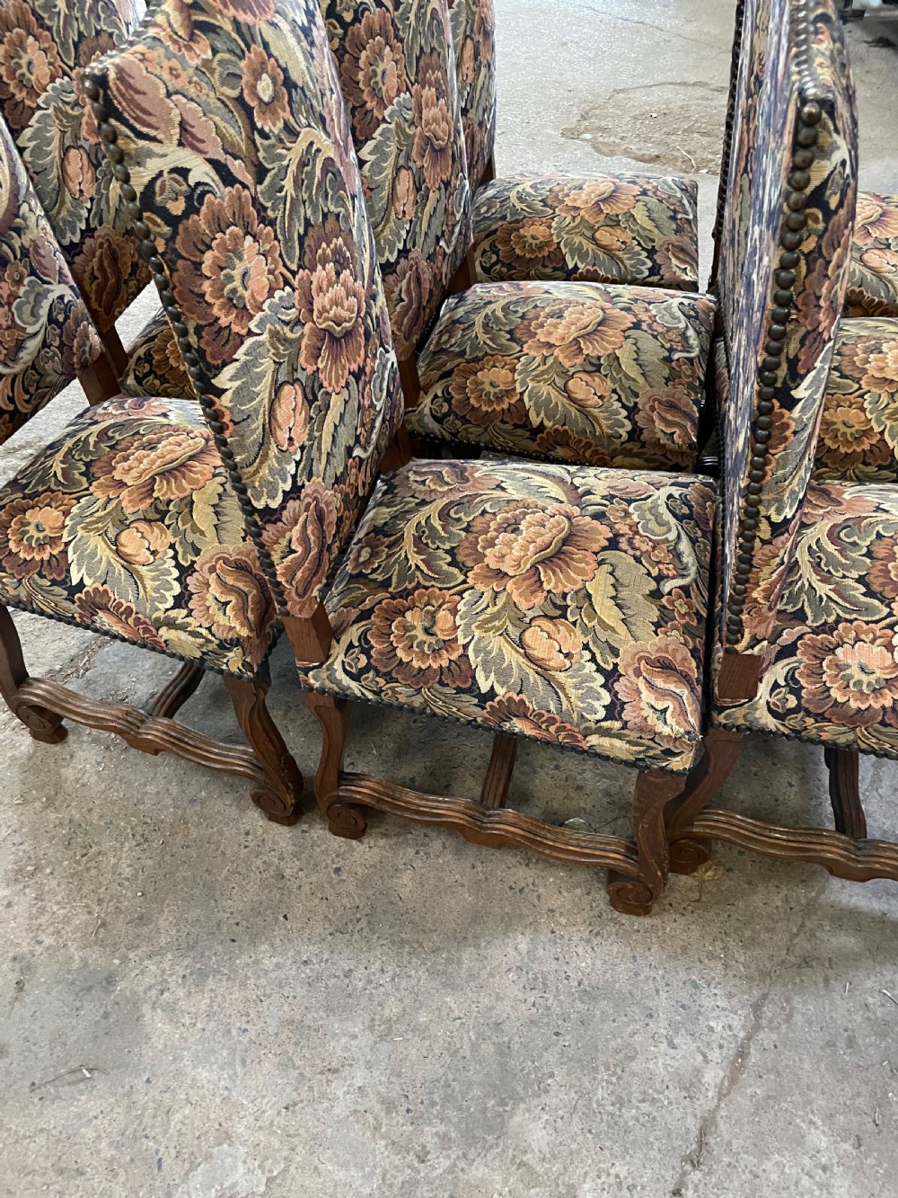Set of 10 high backed chairs  View VII