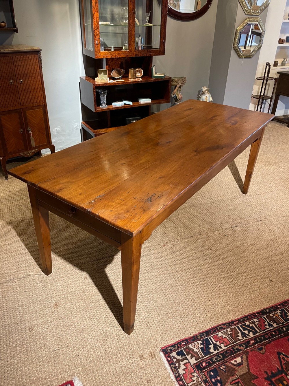 Cherry wood farm house table 