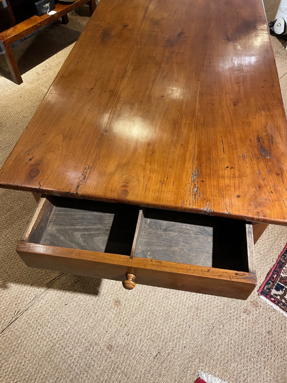 Cherry wood farm house table  View III