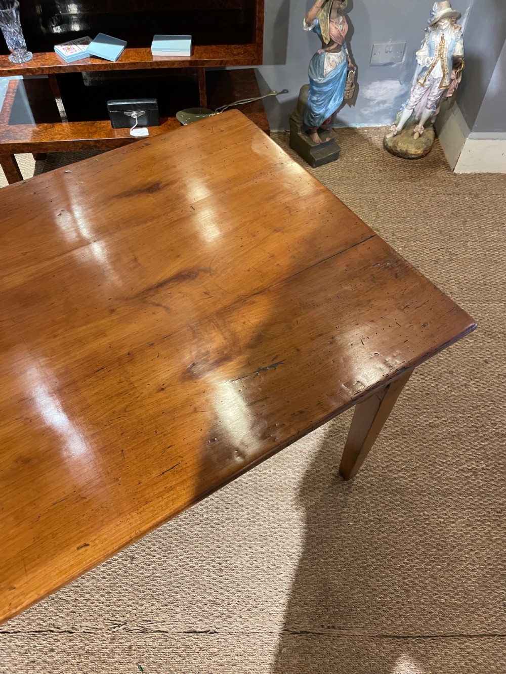 Cherry wood farm house table  View IV