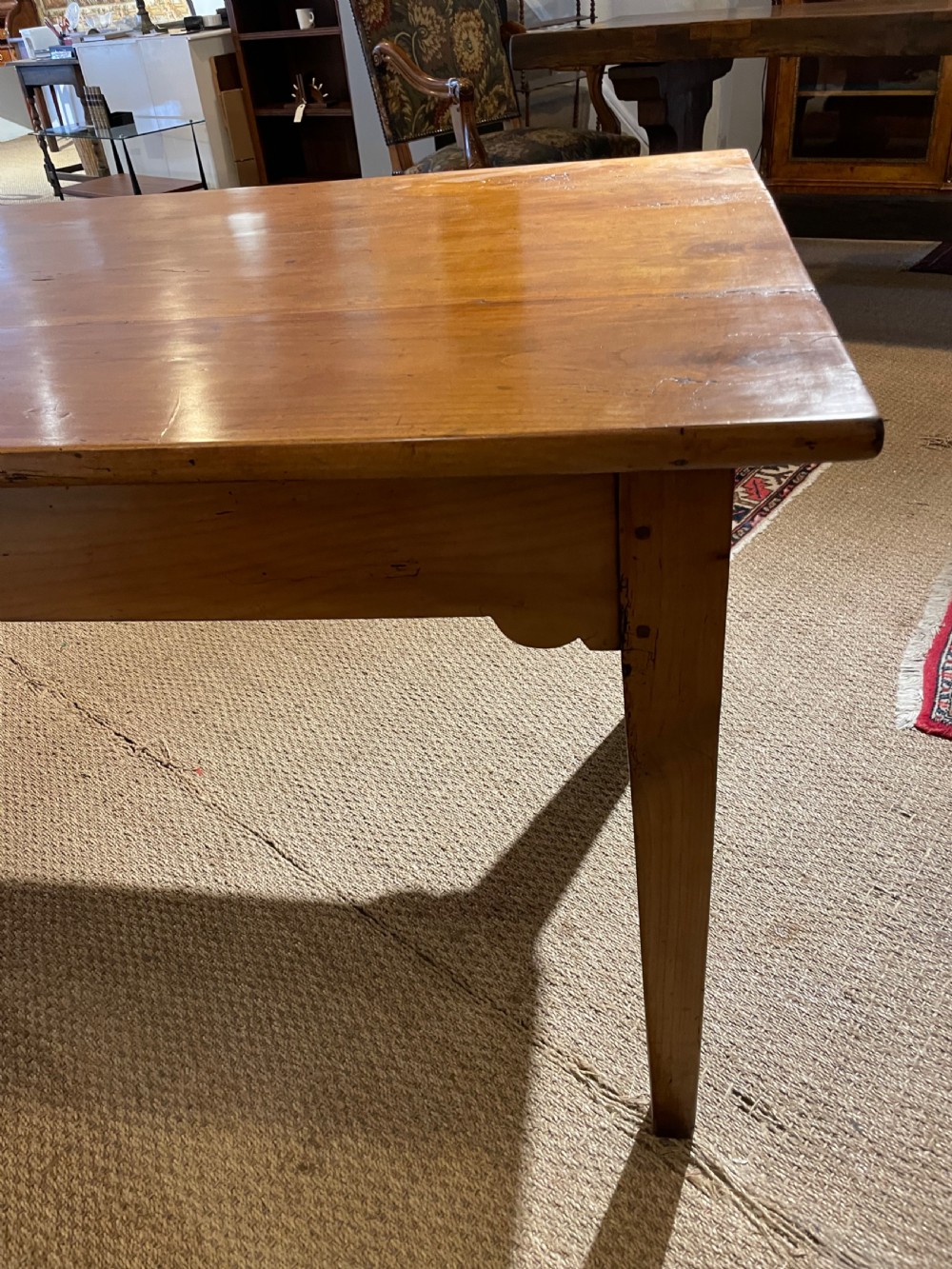 Cherry wood farm house table  View XI
