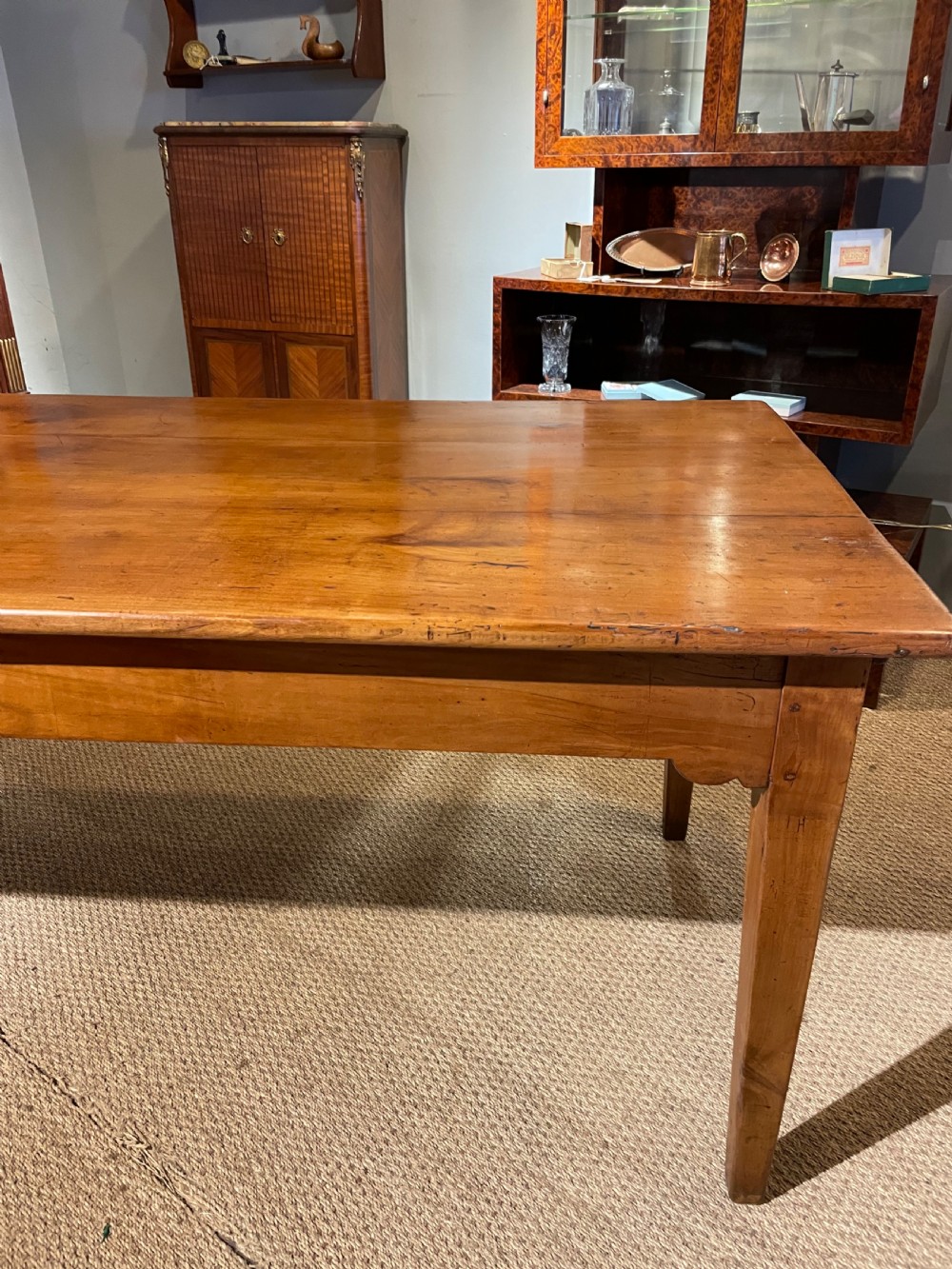 Cherry wood farm house table  View XII
