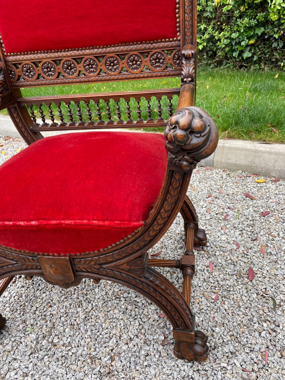 Renaissance style armchair  View III