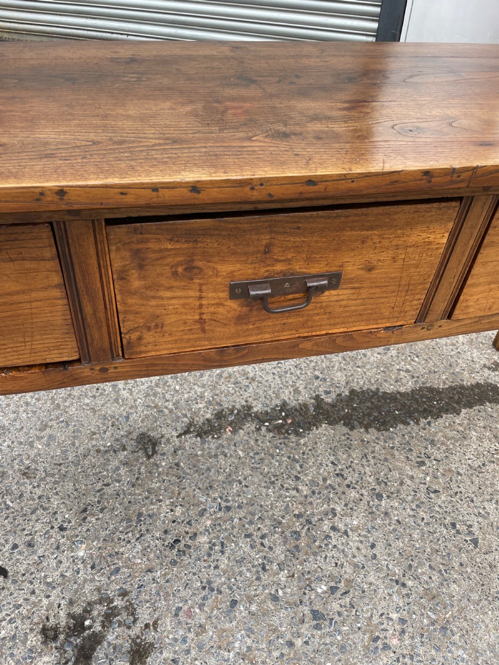 Chestnut 3 drawer dresser base  View VI