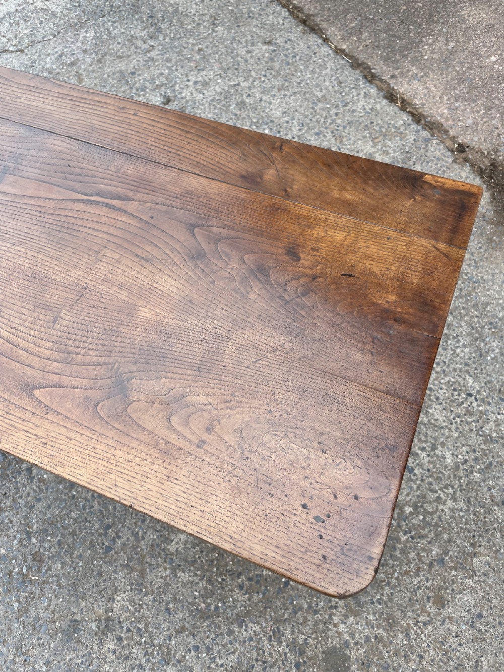 Chestnut 3 drawer dresser base  View VII