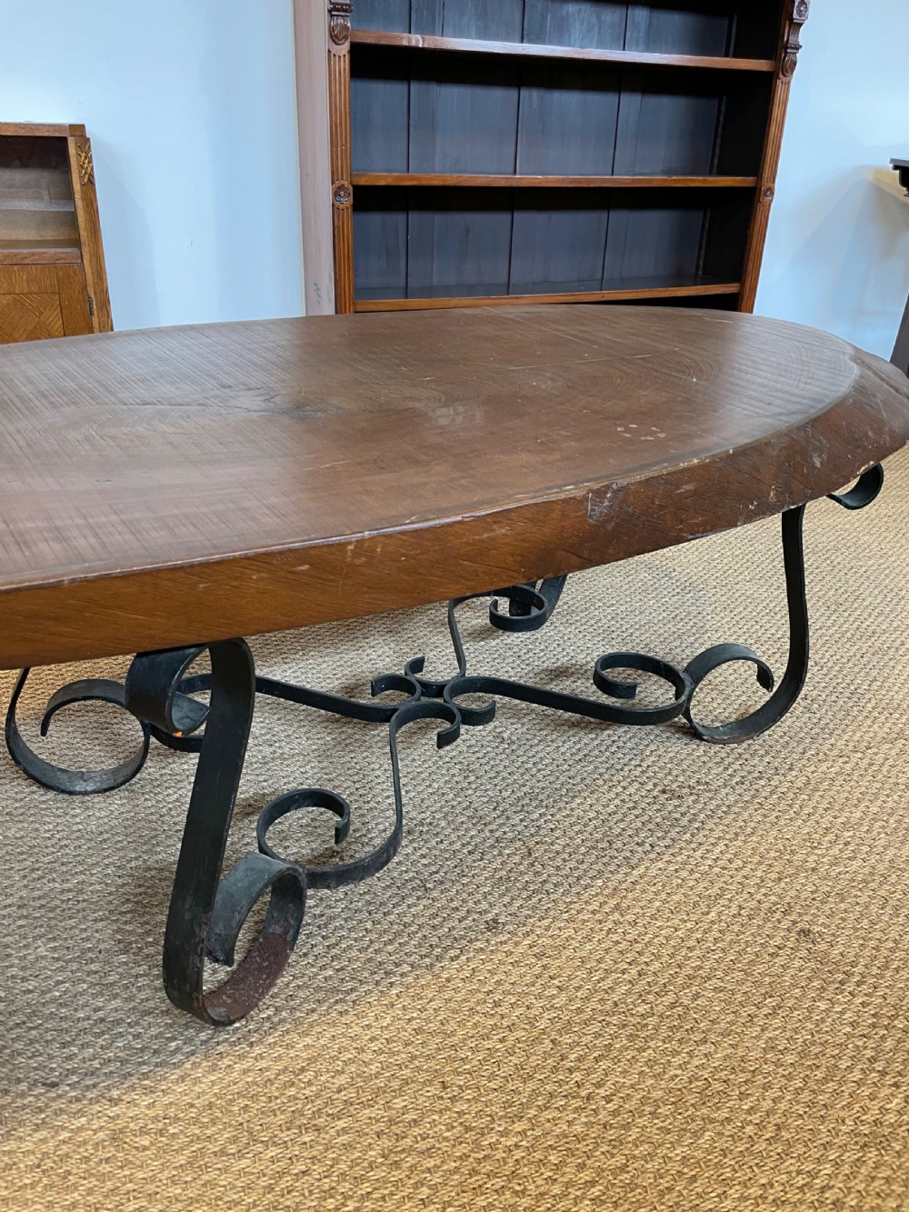 Large tree trunk coffee table  View II