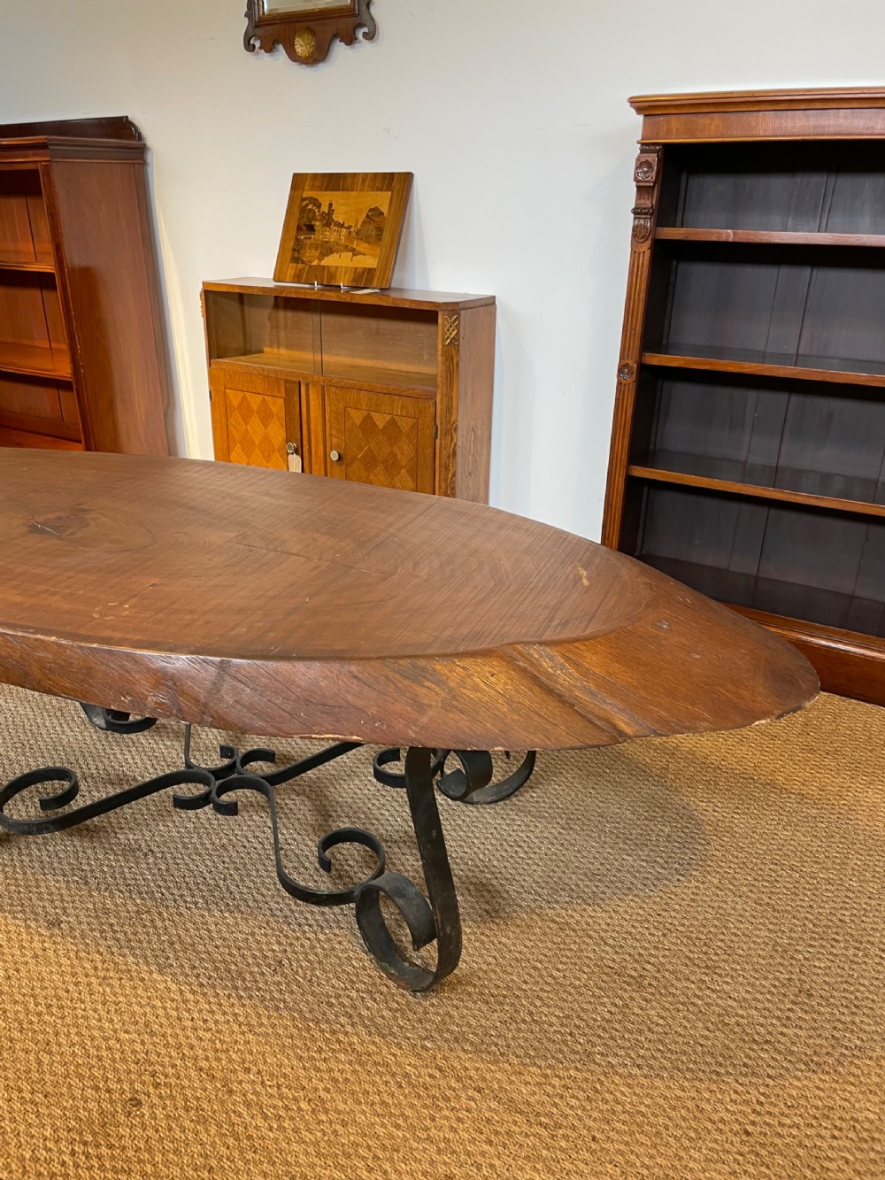 Large tree trunk coffee table  View III