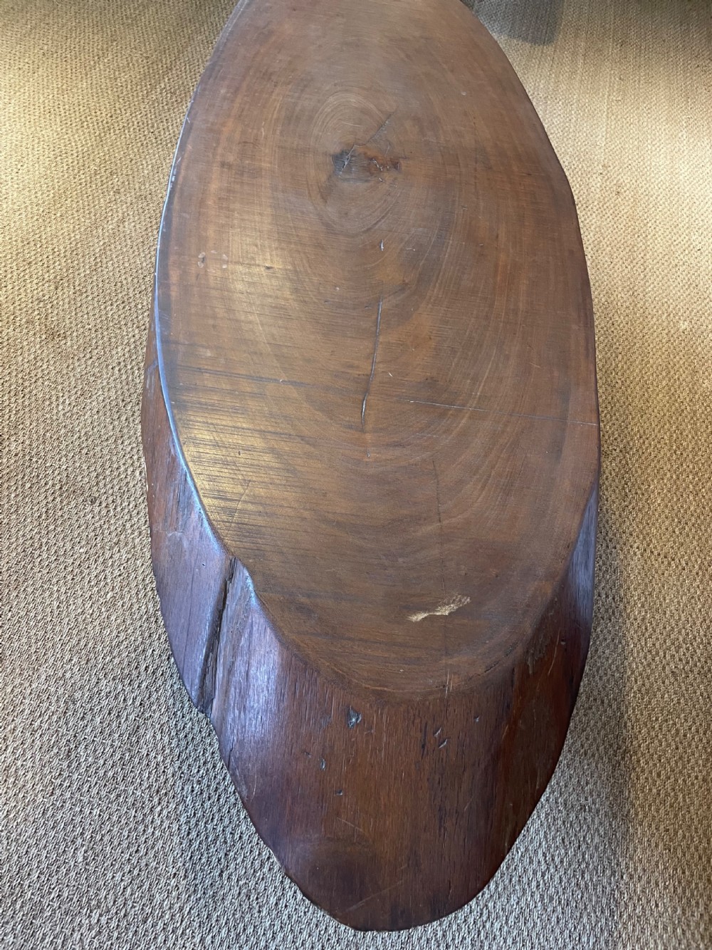 Large tree trunk coffee table  View V