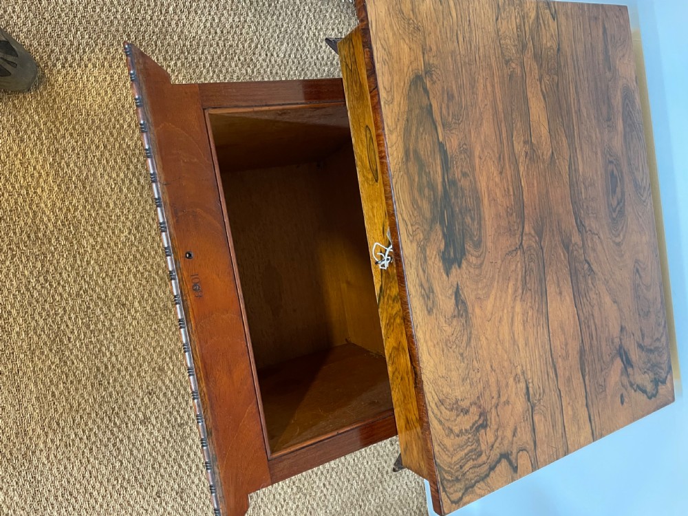 Victorian pale rosewood worktable View IV