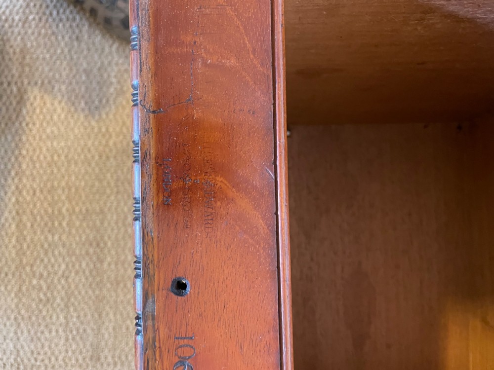 Victorian pale rosewood worktable View V