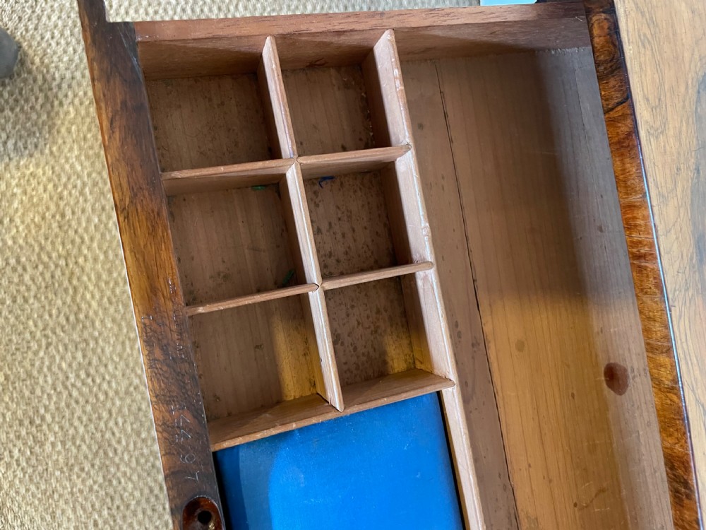 Victorian pale rosewood worktable View VI