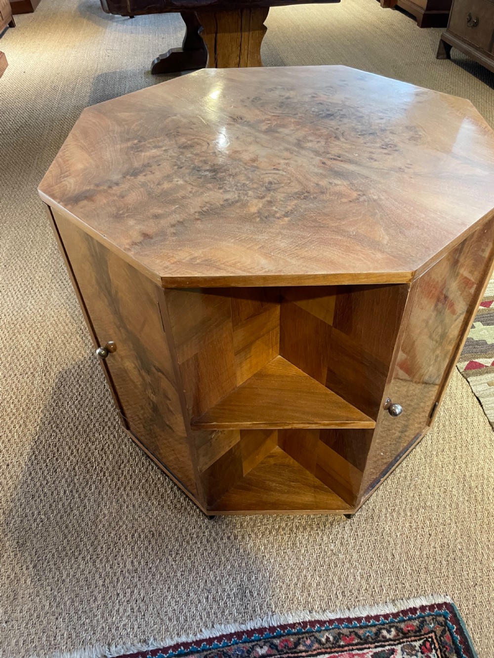 Large Art Deco centre table / bookcase  View IV