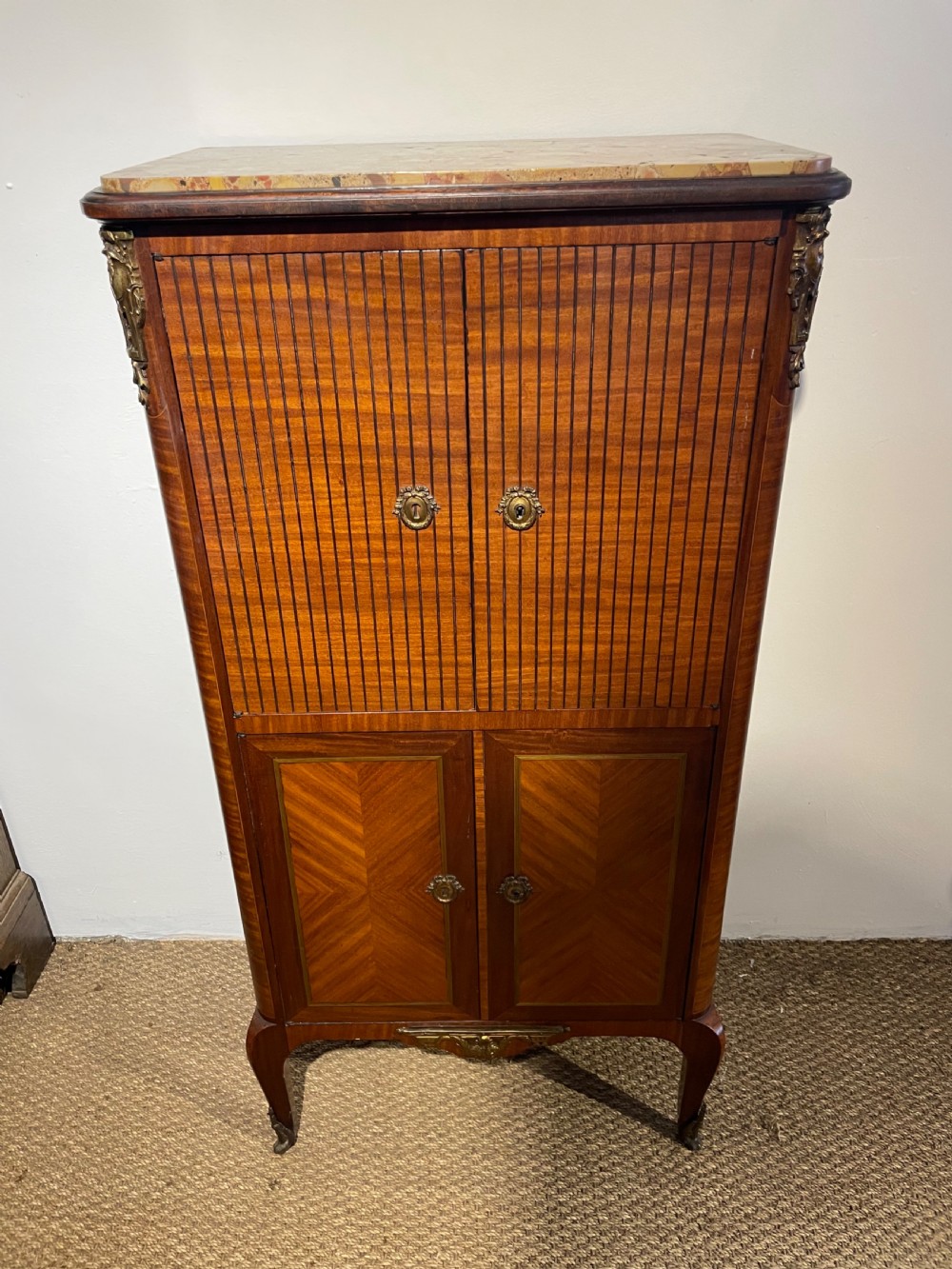 Neat sized french side cabinet / drinks cabinet 