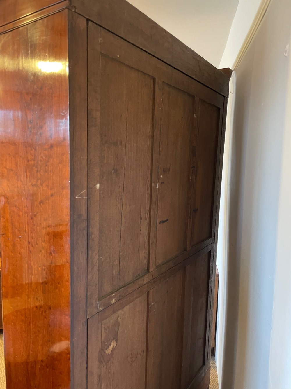 Mahogany 2 door bookcase  View IX