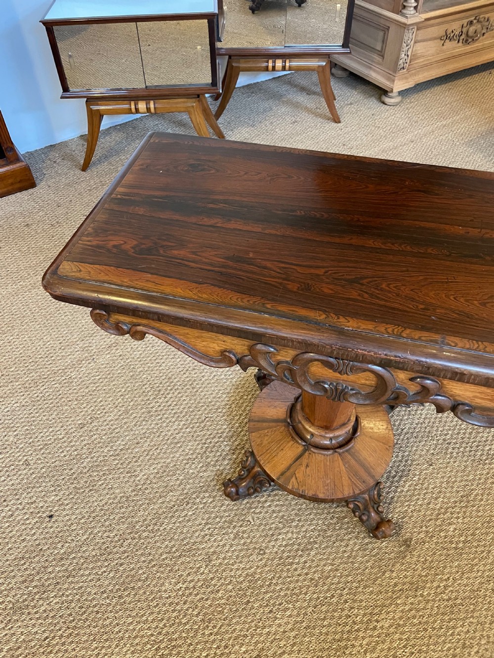 Victorian rosewood card table  View III