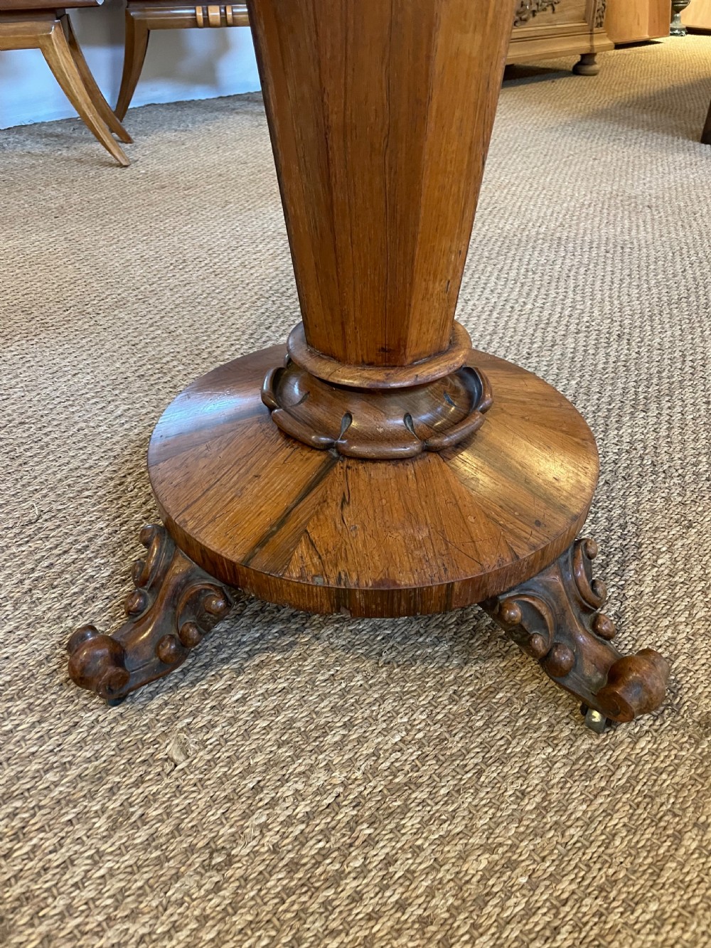 Victorian rosewood card table  View V