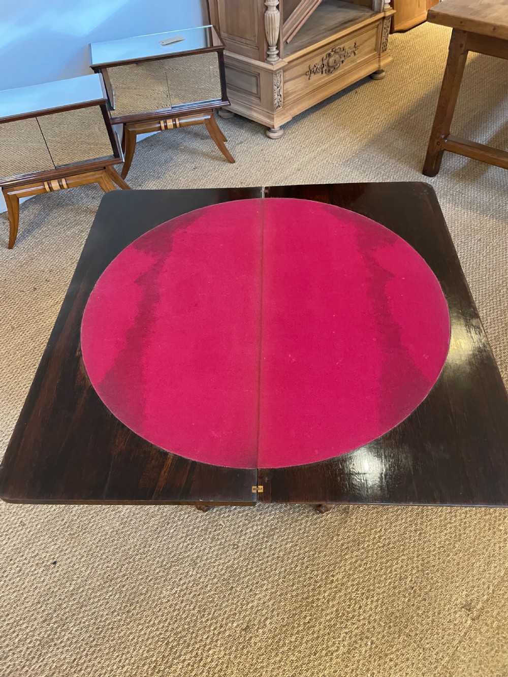 Victorian rosewood card table  View VIII