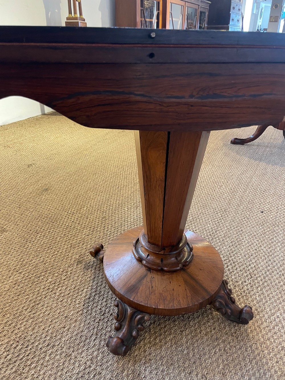 Victorian rosewood card table  View IX