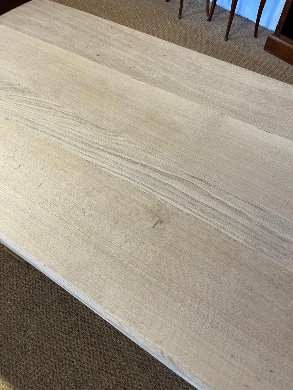 Scrubbed oak refectory table  View VI