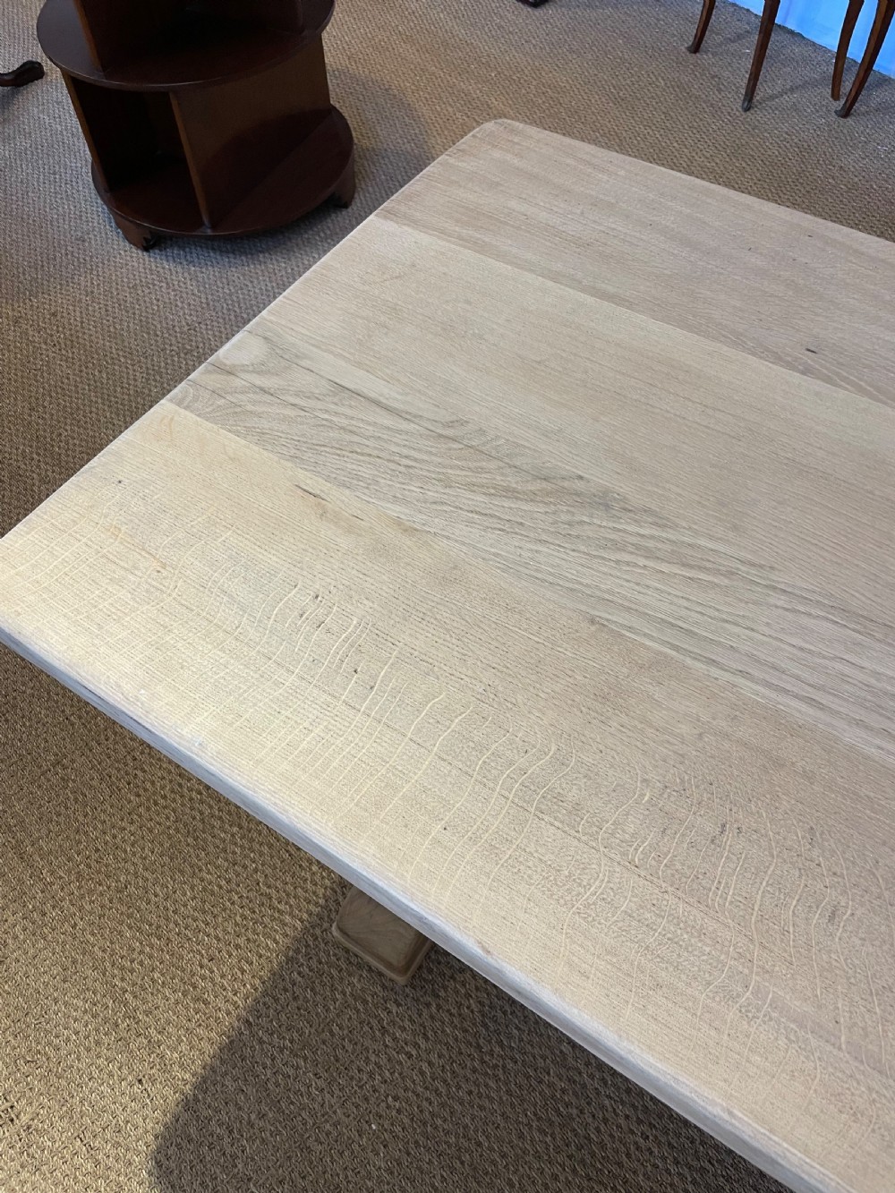 Scrubbed oak refectory table  View VII