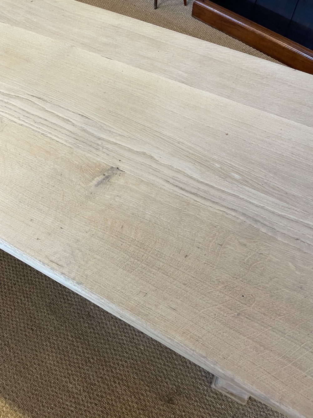 Scrubbed oak refectory table  View XII