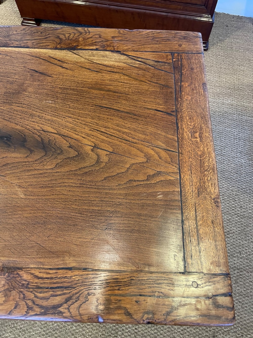 Oak refectory table  View VIII