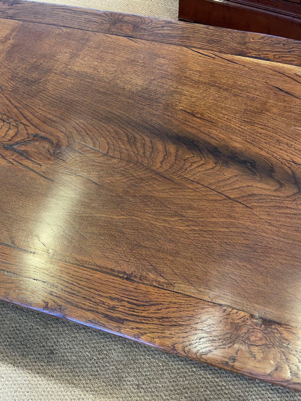 Oak refectory table  View IX