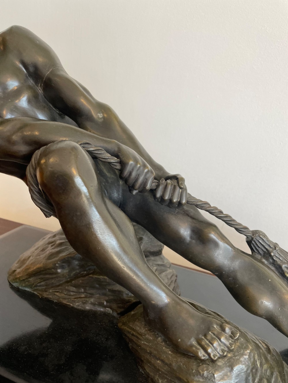 Art Deco bronze figure by Salvatore Melani  View V